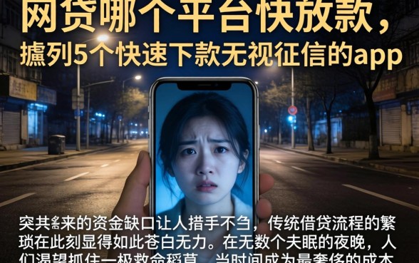 网贷哪个平台快放款，胪列5个快速下款无视征信的app