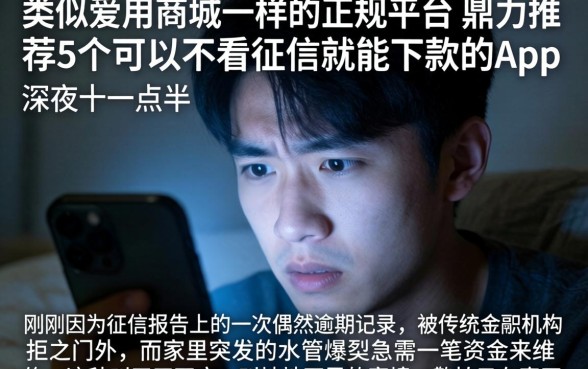 类似爱用商城一样的正规平台，鼎力推荐5个可以不看征信就能下款的app