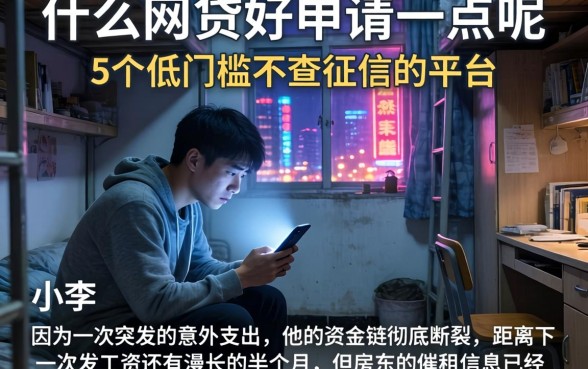 什么网贷好申请一点呢,概括5个低门槛不查征信的平台