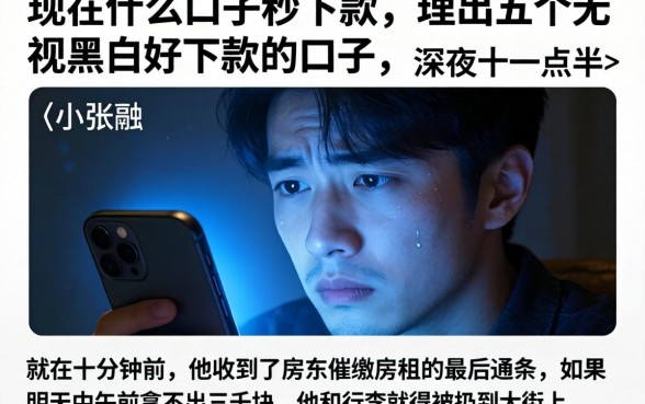 现在什么口子秒下款，理出五个无视黑白好下款的口子