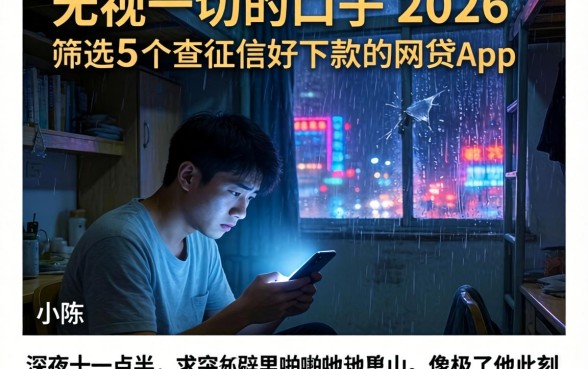 无视一切的口子 2026，筛选5个不查征信好下款的网贷app