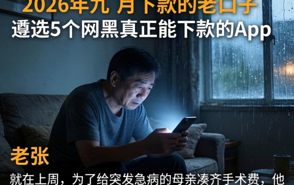 2026年九月份下款的老口子，遴选5个网黑真正能下款的app