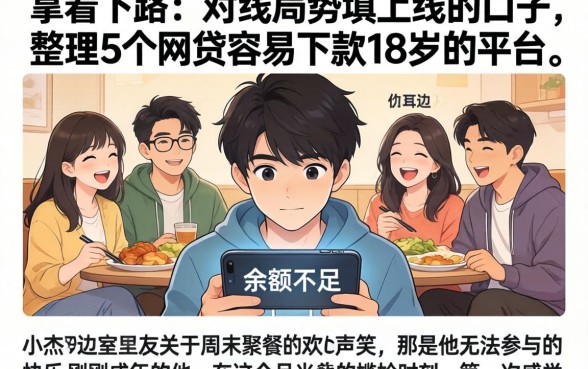 拿着下路的对线局势填上路的口子，整理5个网贷容易下款18岁的平台