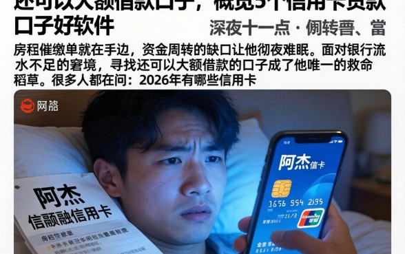还可以大额借款的口子,概览5个信用卡贷款口子好软件