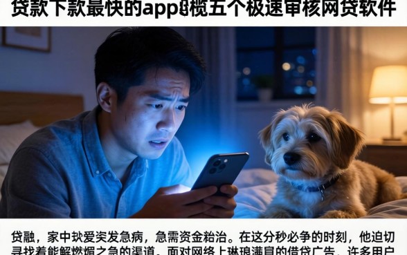 贷款下款最快的app,概览五个极速审核的网贷软件