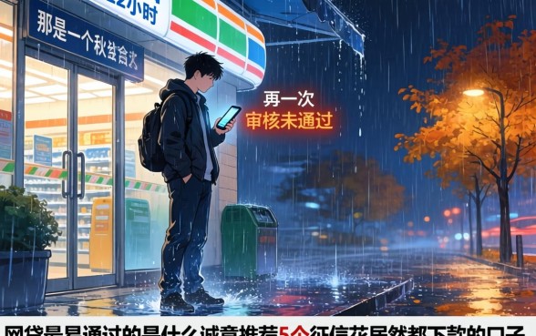 网贷最易通过的是什么,诚意推荐5个征信花居然都下款的口子