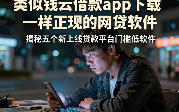 类似钱云借款app下载一样正规的网贷软件,揭秘五个新上线贷款平台门槛低软件