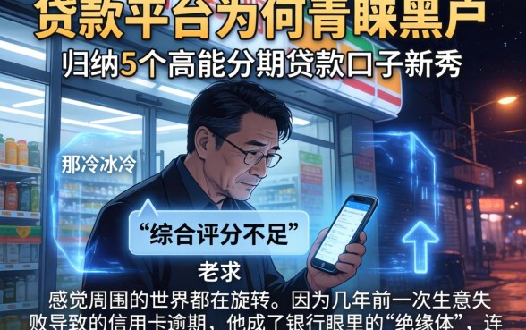 贷款平台为何青睐黑户，归纳5个高能分期贷款口子新秀