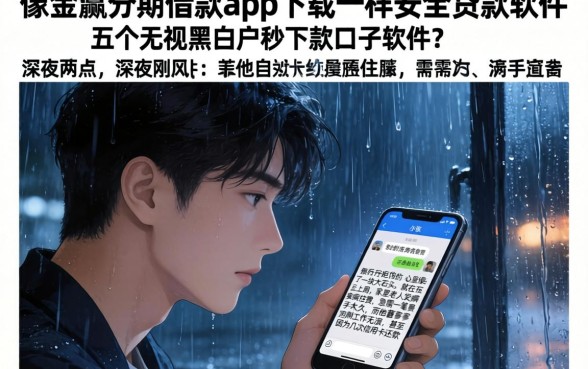 像金瀛分期借款app下载一样安全的贷款软件,详细阐述五个无视黑白户秒下款口子软件