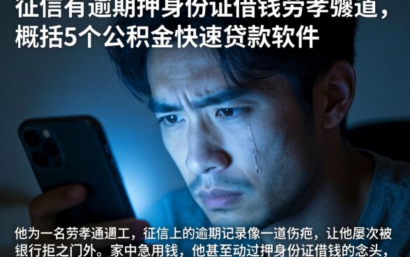 征信有逾期押身份证借钱劳务派遣，概括5个公积金快速贷款软件