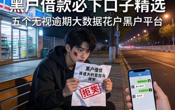 黑户借款必下口子精选,概括五个无视逾期大数据花户黑户平台