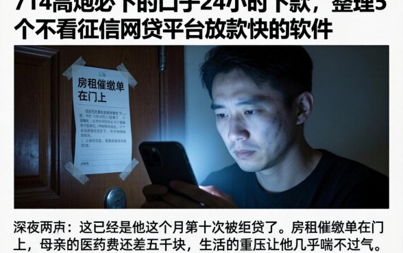 714高炮必下的口子24小时下款，整理5个不看征信网贷平台放款快的软件