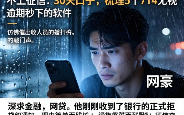 不上征信的30天口子，梳理5个714无视逾期秒下的软件