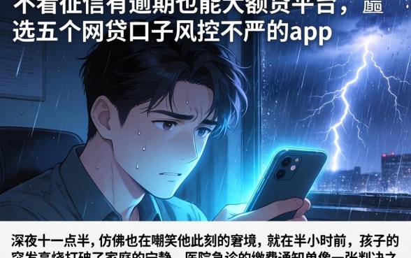 不看征信有逾期也能大额贷平台,遴选五个网贷口子风控不严的app