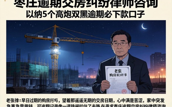 枣庄逾期交房纠纷律师咨询，归纳5个高炮双黑逾期必下款口子