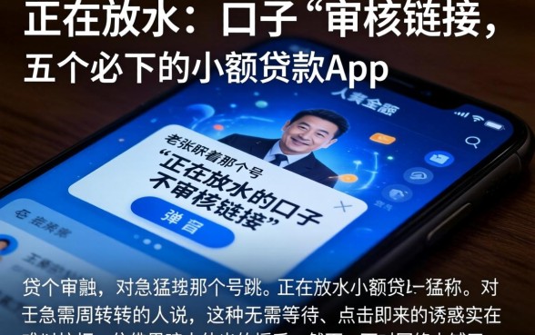 正在放水的口子不审核链接，概括五个必下的小额贷款app