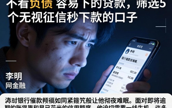 不看负债 容易下的贷款,筛选5个无视征信秒下款的口子