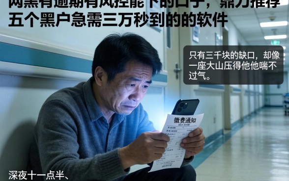网黑有逾期有风控能下的口子，鼎力推荐五个黑户急需三万秒到的的软件