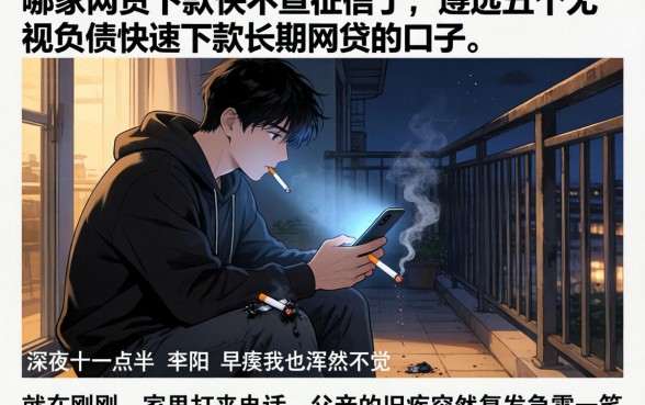 哪家网贷下款快不查征信了，遴选五个无视负债快速下款长期网贷的口子