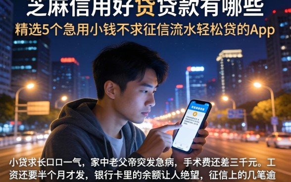 芝麻信用好贷的贷款有哪些,精选5个急用小钱不求征信流水轻松贷的app