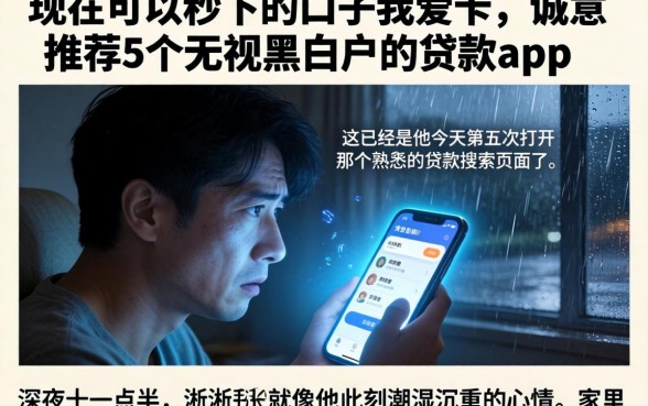 现在可以秒下的口子我爱卡,诚意推荐5个无视黑白户的贷款app