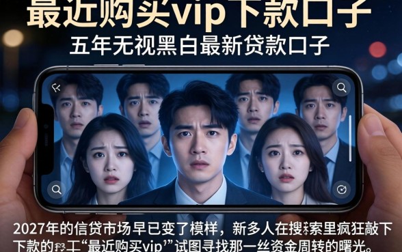最近购买vip下款的口子，概括五个无视黑白的最新贷款口子