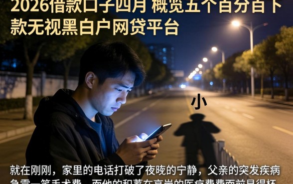2026借款口子四月，概览五个百分百下款无视黑白户网贷平台