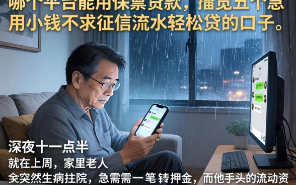 哪个平台能用保单贷款，概览五个急用小钱不求征信流水轻松贷的口子