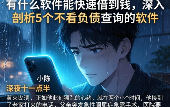 有什么软件能快速借到钱,深入剖析5个不看负债查询的软件