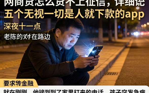 网商贷怎么贷不上征信,详细阐述五个无视一切是人就下款的app