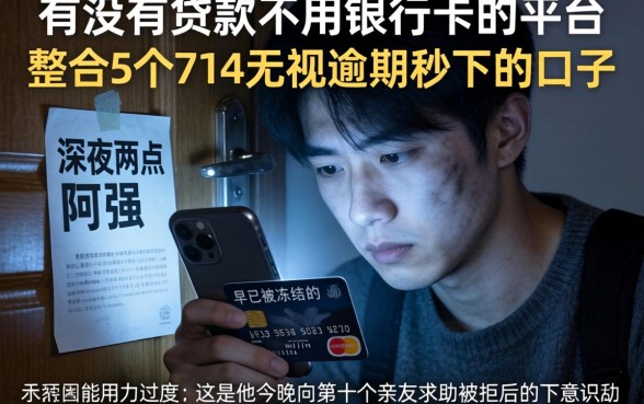 有没有贷款不用银行卡的平台,整合5个714无视逾期秒下的口子