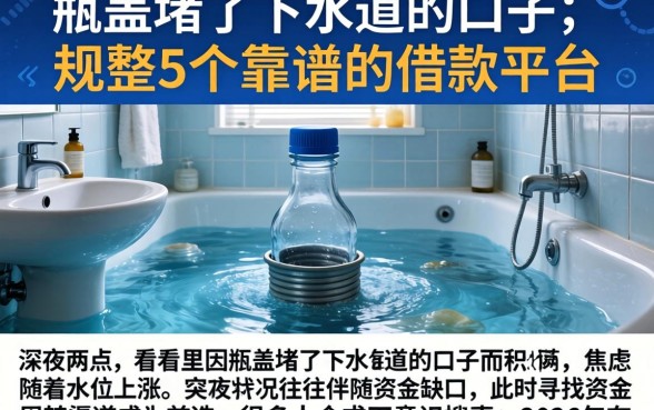 瓶盖堵了下水道的口子，规整5个靠谱的借款平台