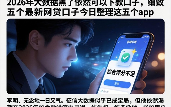 2026年大数据黑了依然可以下款的口子,细致阐述五个最新网贷口子今日整理这五个app