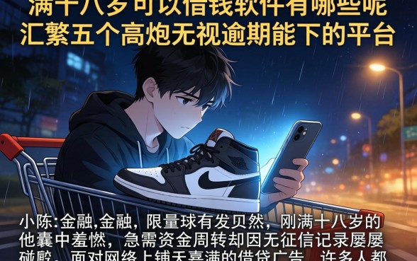 满十八岁可以借钱的软件有哪些呢，汇整五个高炮无视逾期能下的平台