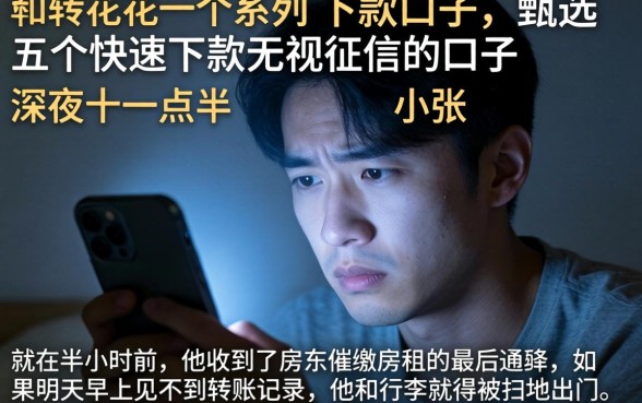 和转花花一个系列的下款口子,甄选五个快速下款无视征信的口子