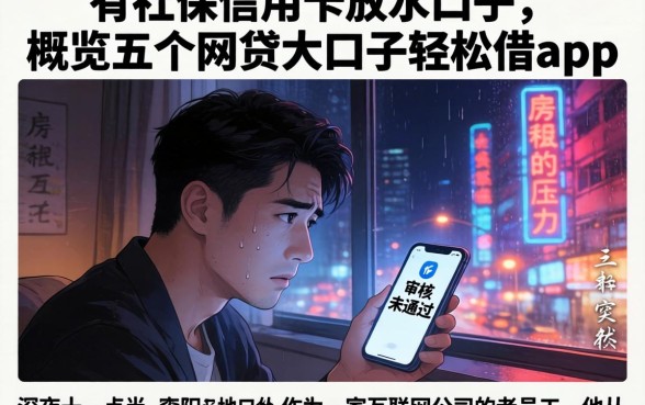 有社保信用卡放水口子，概览五个网贷大口子轻松借app