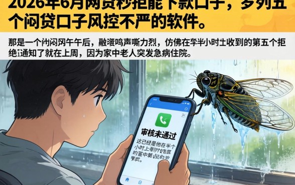 2026年6月网贷秒拒能下款的口子，罗列五个网贷口子风控不严的软件