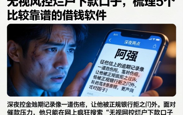 无视风控烂户下款口子，梳理5个比较靠谱的借钱软件