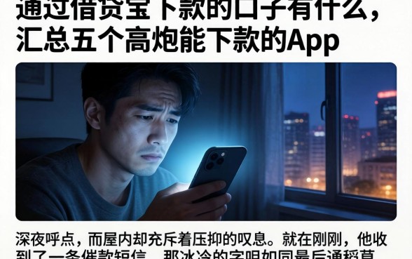 通过借贷宝下款的口子有什么，汇总五个高炮能下款的app