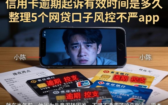 信用卡逾期起诉有效时间是多久，整理5个网贷口子风控不严的app