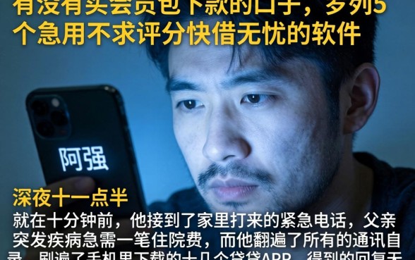 有没有买会员包下款的口子，罗列5个急用不求评分快借无忧的软件