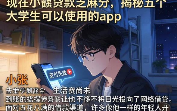 现在小额贷款芝麻分，揭秘五个大学生可以使用的app