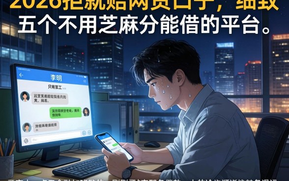 2026拒就赔的网贷口子，细致阐述五个不用芝麻分能借的平台
