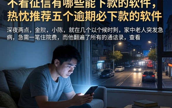 不看征信有哪些能下款的软件，热忱推荐五个逾期必下款的软件