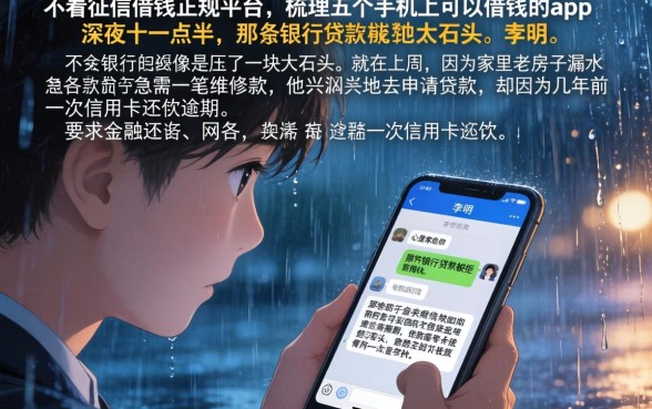 不看征信借钱正规平台，梳理五个手机上可以借钱的app