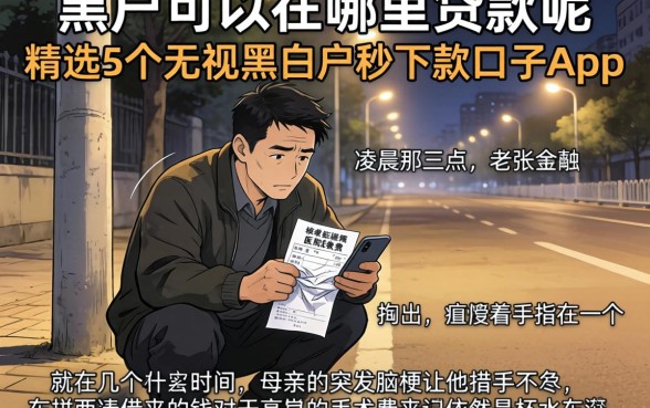 黑户可以在哪里贷款呢，精选5个无视黑白户秒下款口子app
