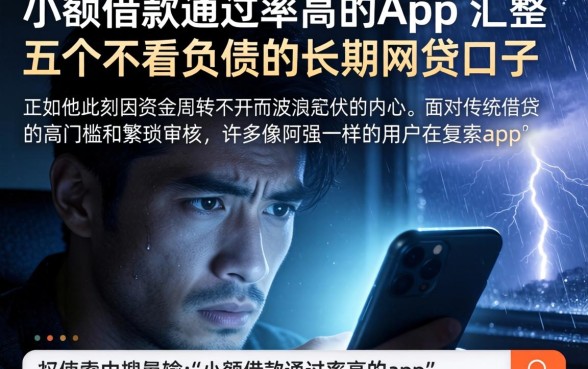 小额借款通过率高的app,汇整五个不看负债的长期网贷口子