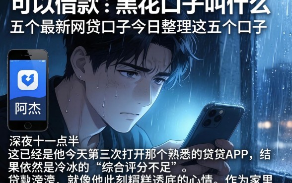 可以借款的黑花口子叫什么，详细阐述五个最新网贷口子今日整理这五个口子