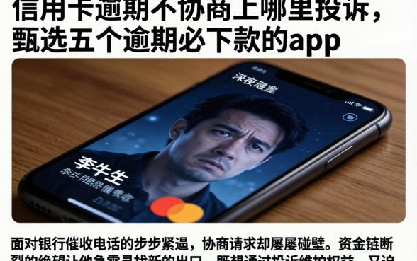 信用卡逾期不协商上哪里投诉,甄选五个逾期必下款的app