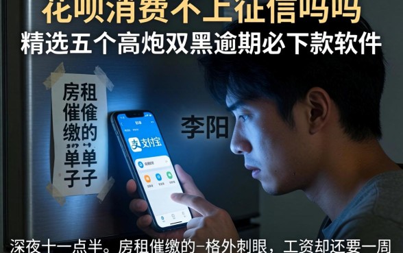 花呗消费不上征信吗吗，精选五个高炮双黑逾期必下款软件